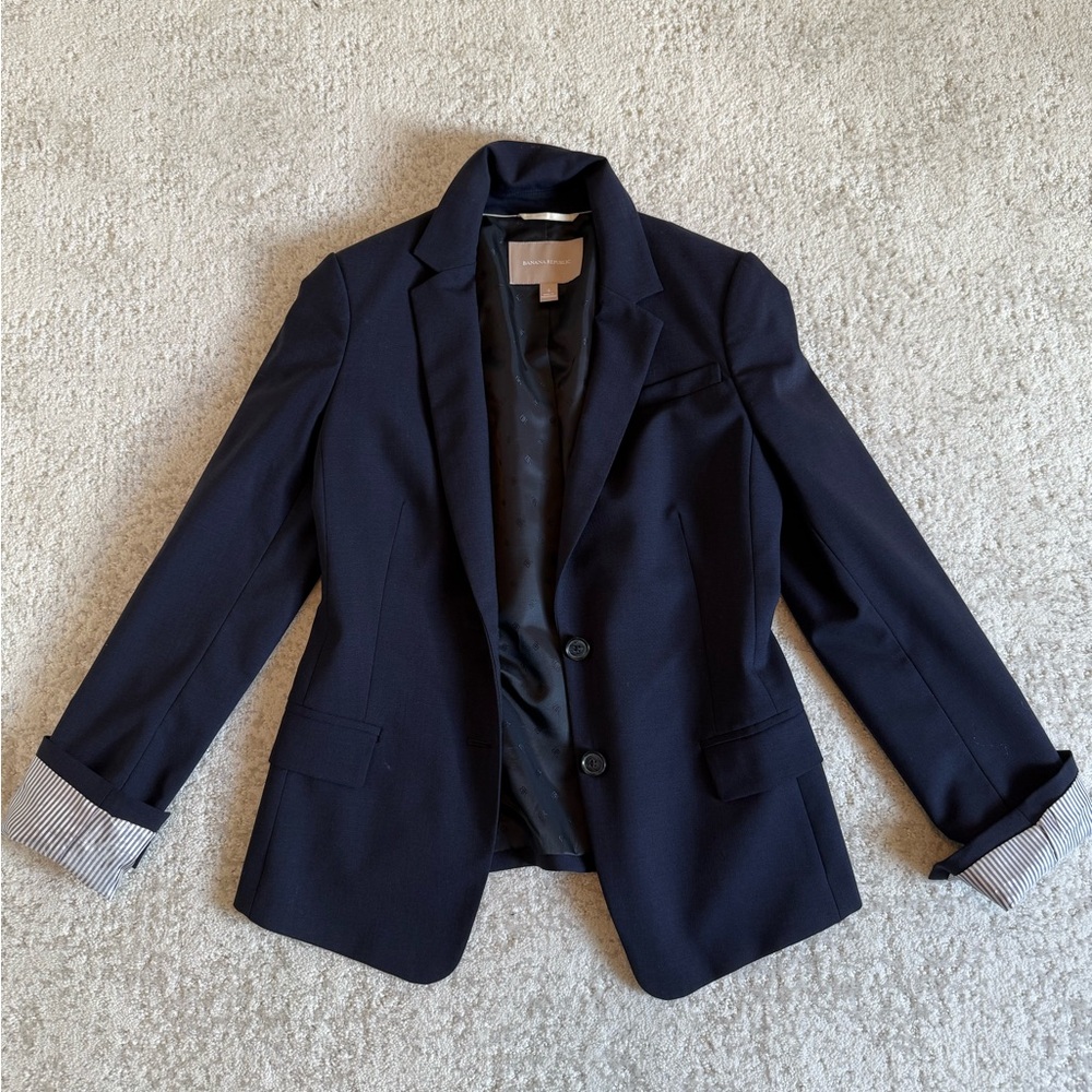 Banana Republic Dark Blue Blazer